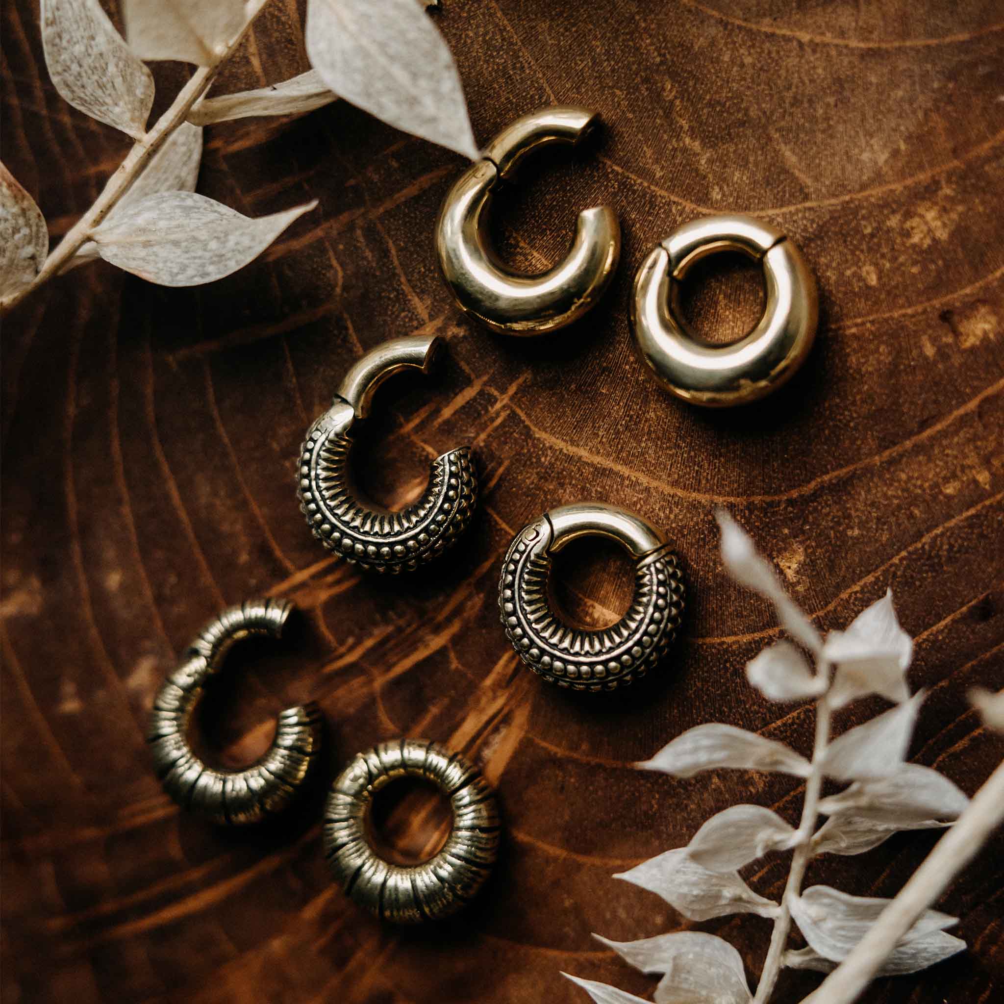 Haikili Gold ear weights