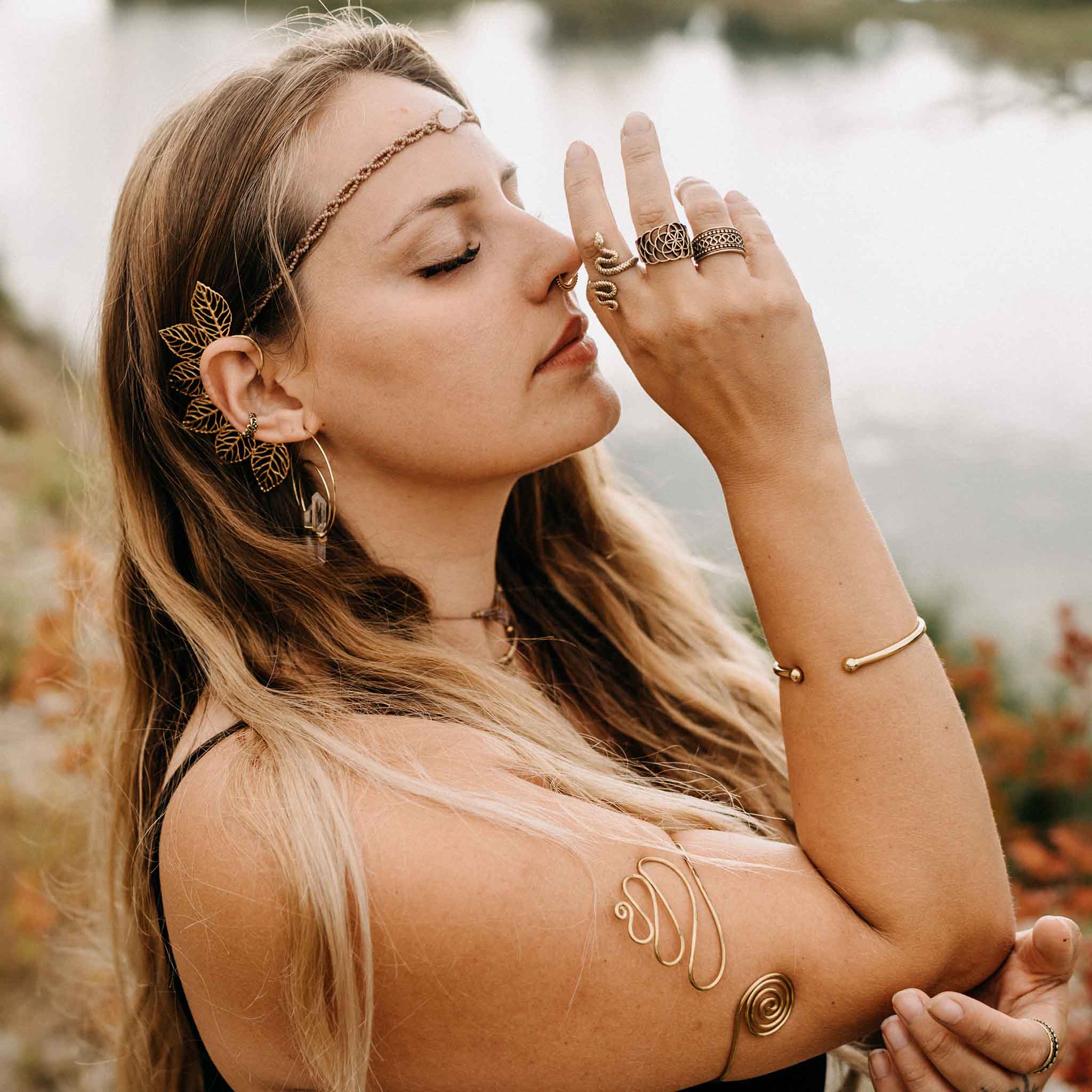 Finger Ring Flower of Life