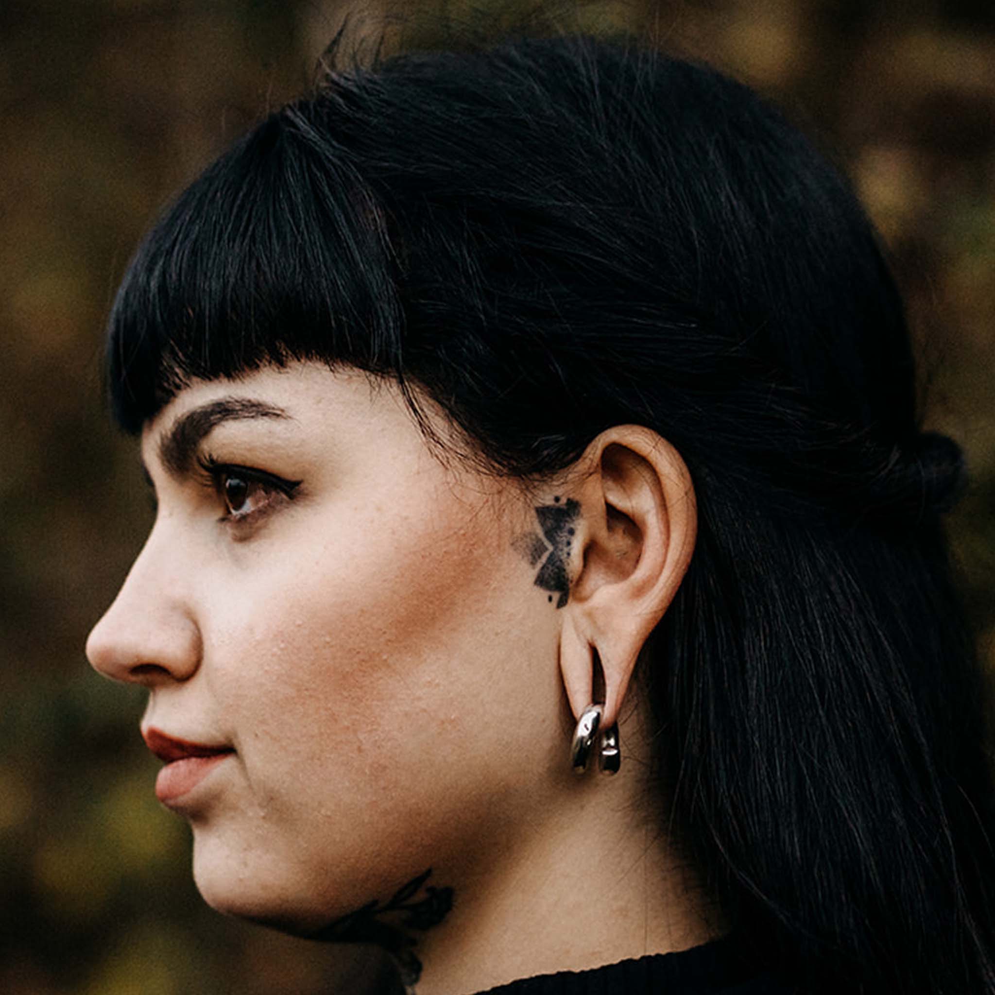 Minimal Hoops Silver