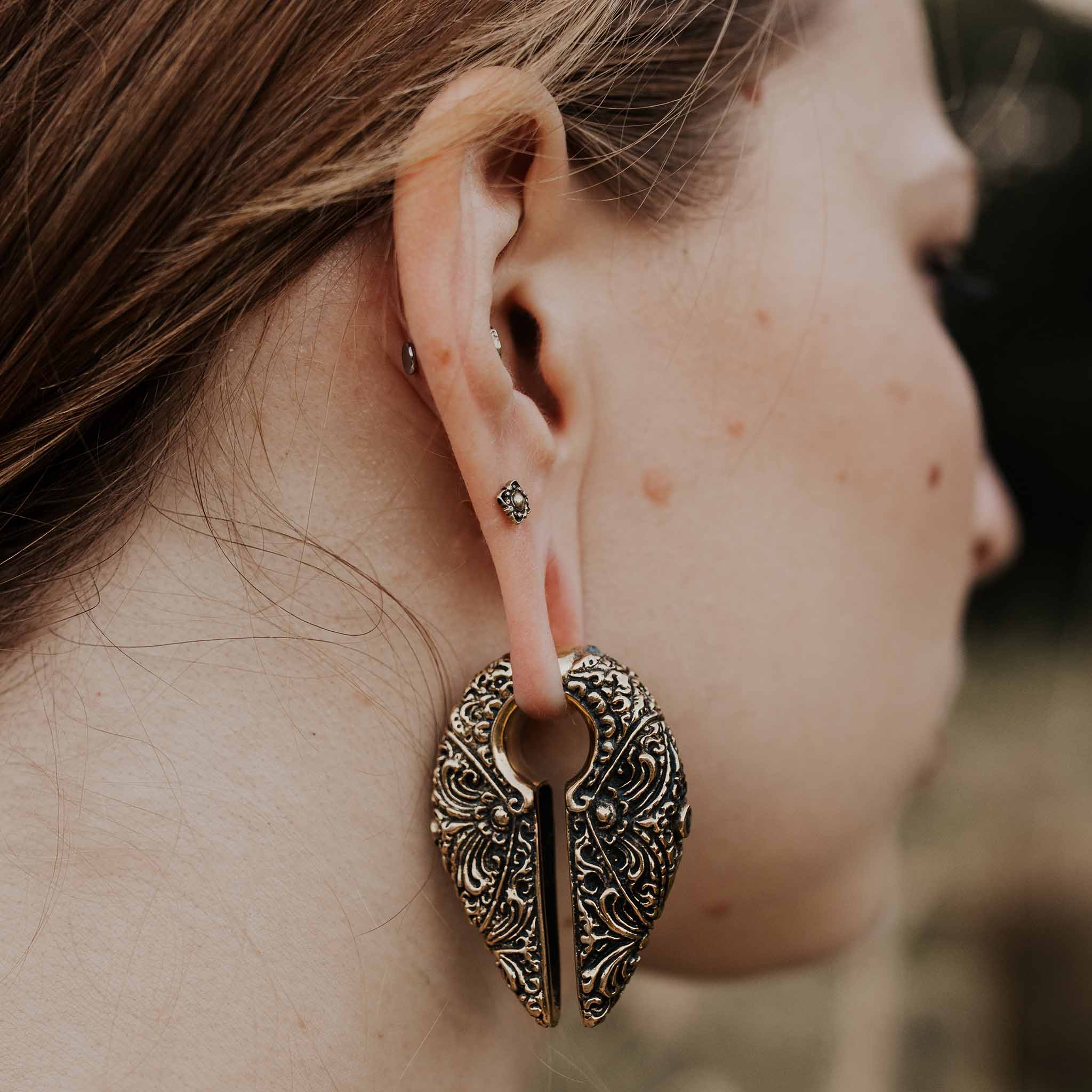 Trygve Gold Abalone Ear Weights