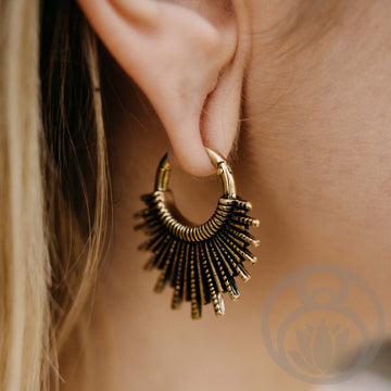 Pesas de oreja Surya Gold