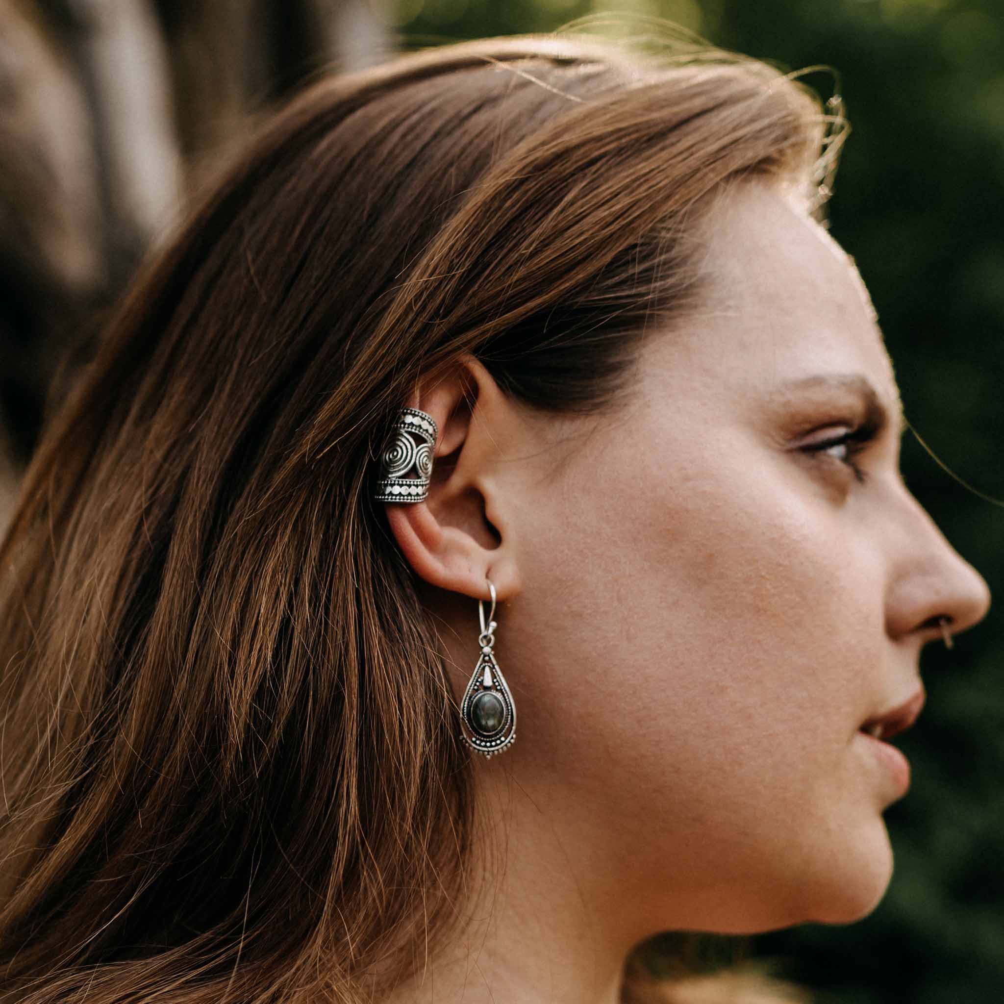 Ear Cuff Runa Silber