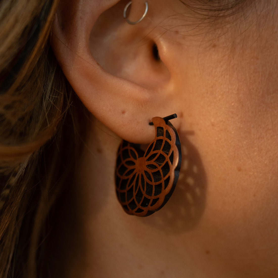 Meya Wood Earrings