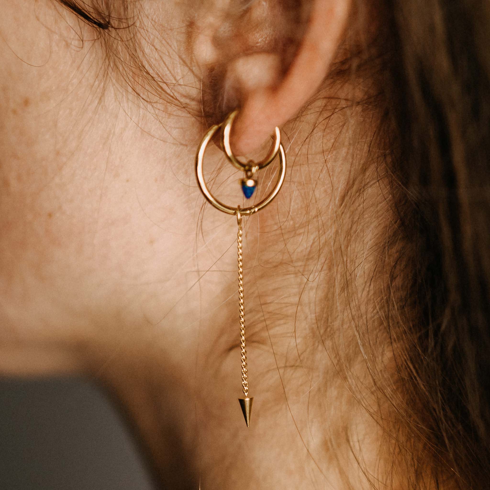 Ohrringe Kreolen Gold