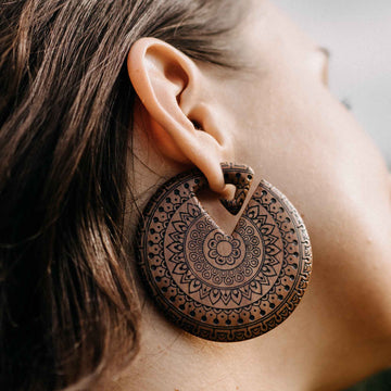 Ohrringe Isolara Holz