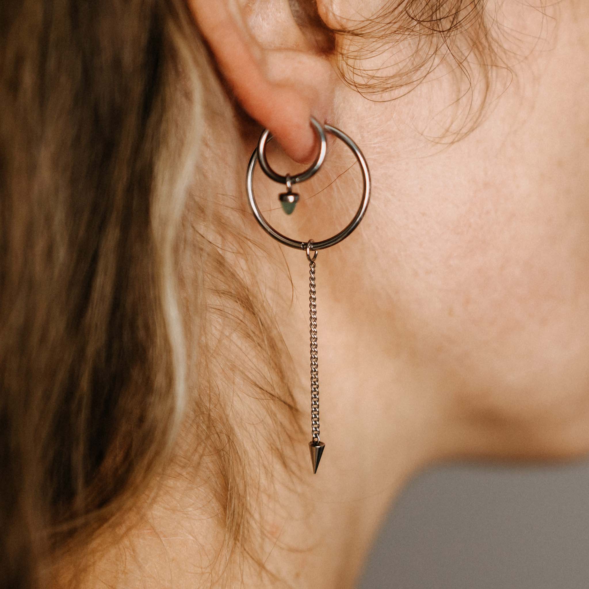 Ohrringe Kreolen Silber