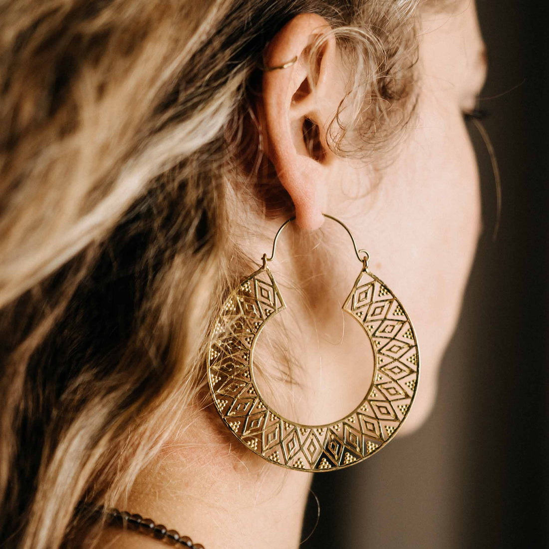 Chandrika Gold Earrings