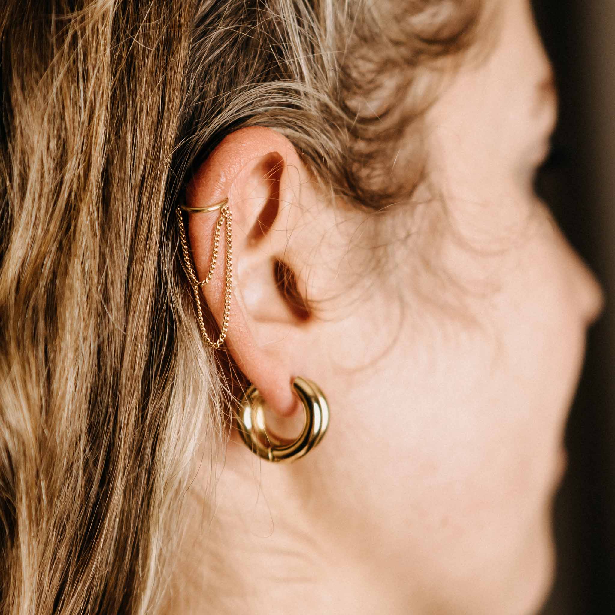 Ohrringe Kreolen Gold