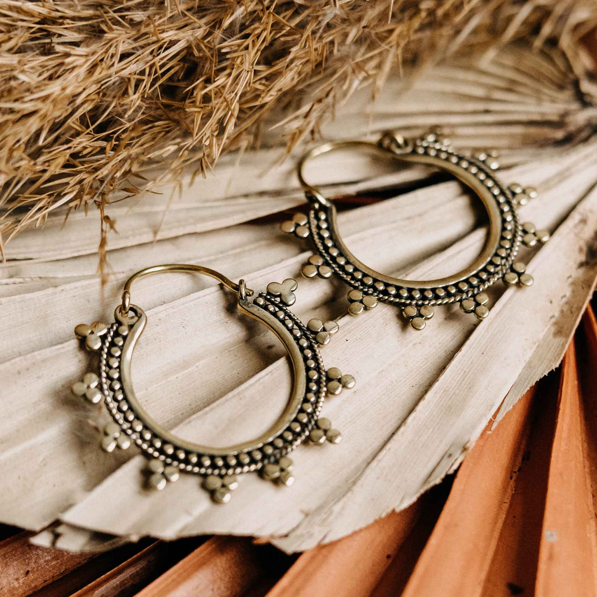 Alvilde Earrings Alvilde Gold – Urban Boho Craft