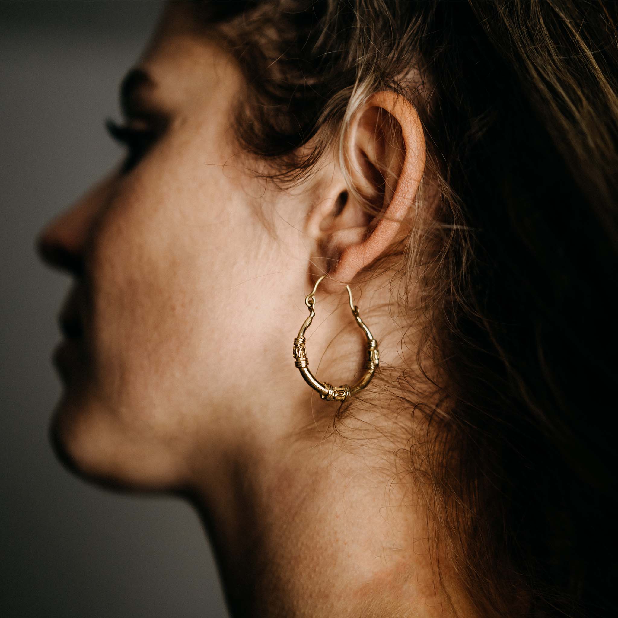 Ohrringe Jyoti Gold Klein