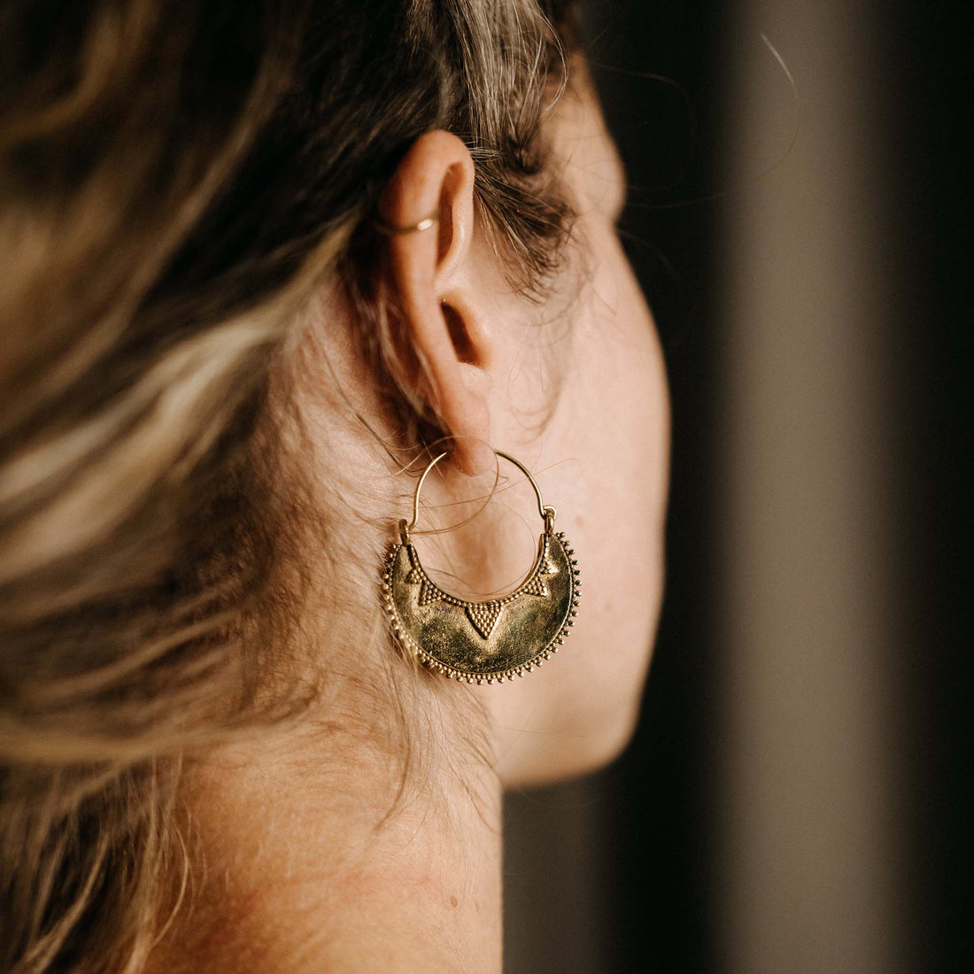 Quayaan Small Gold/Silver Earrings