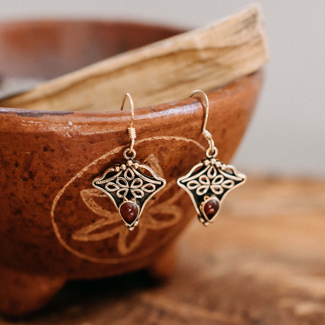 Ohrringe Rasmine Gold Jaspis