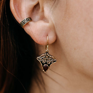 Ohrringe Rasmine Gold Jaspis