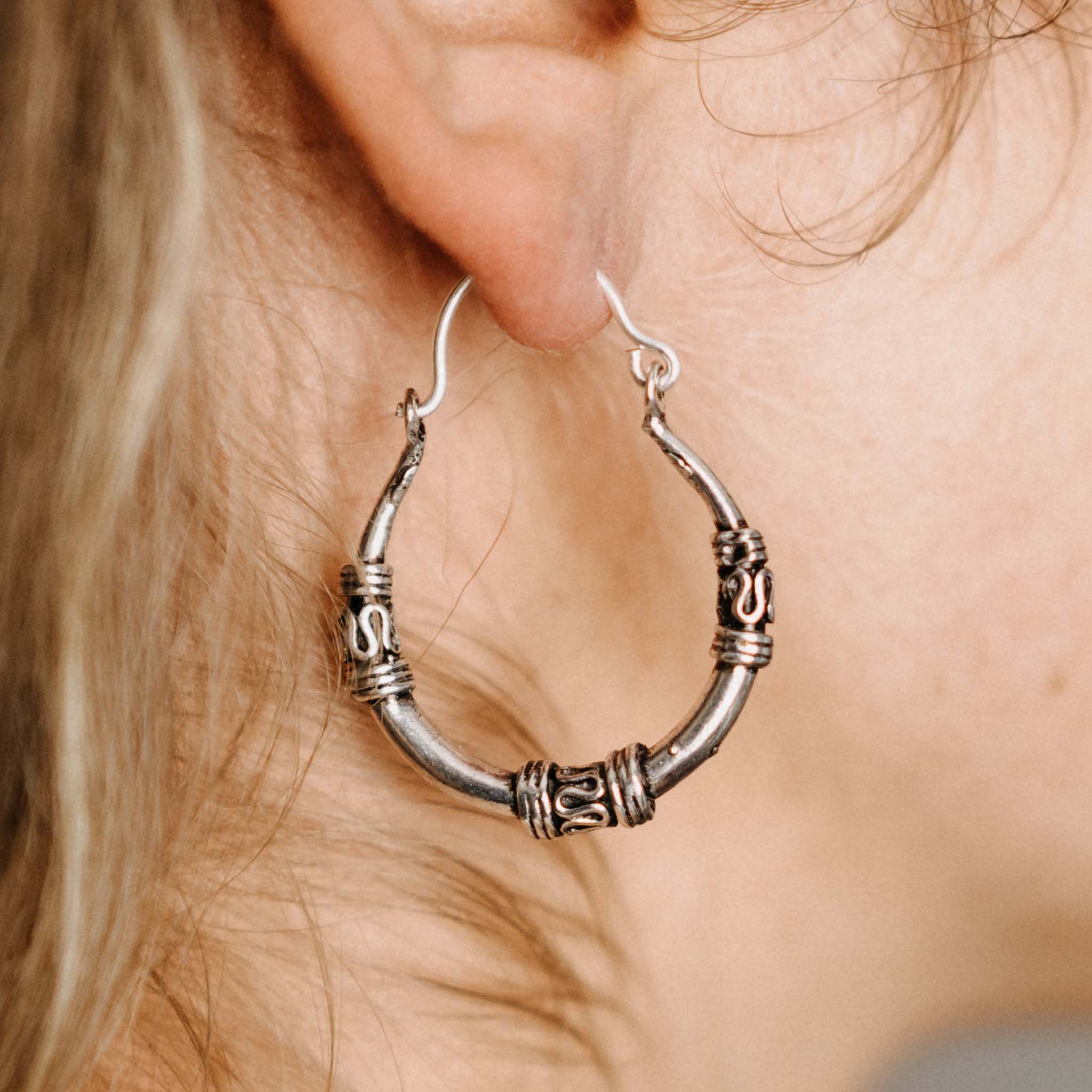 Earrings Jyoti Silver Small