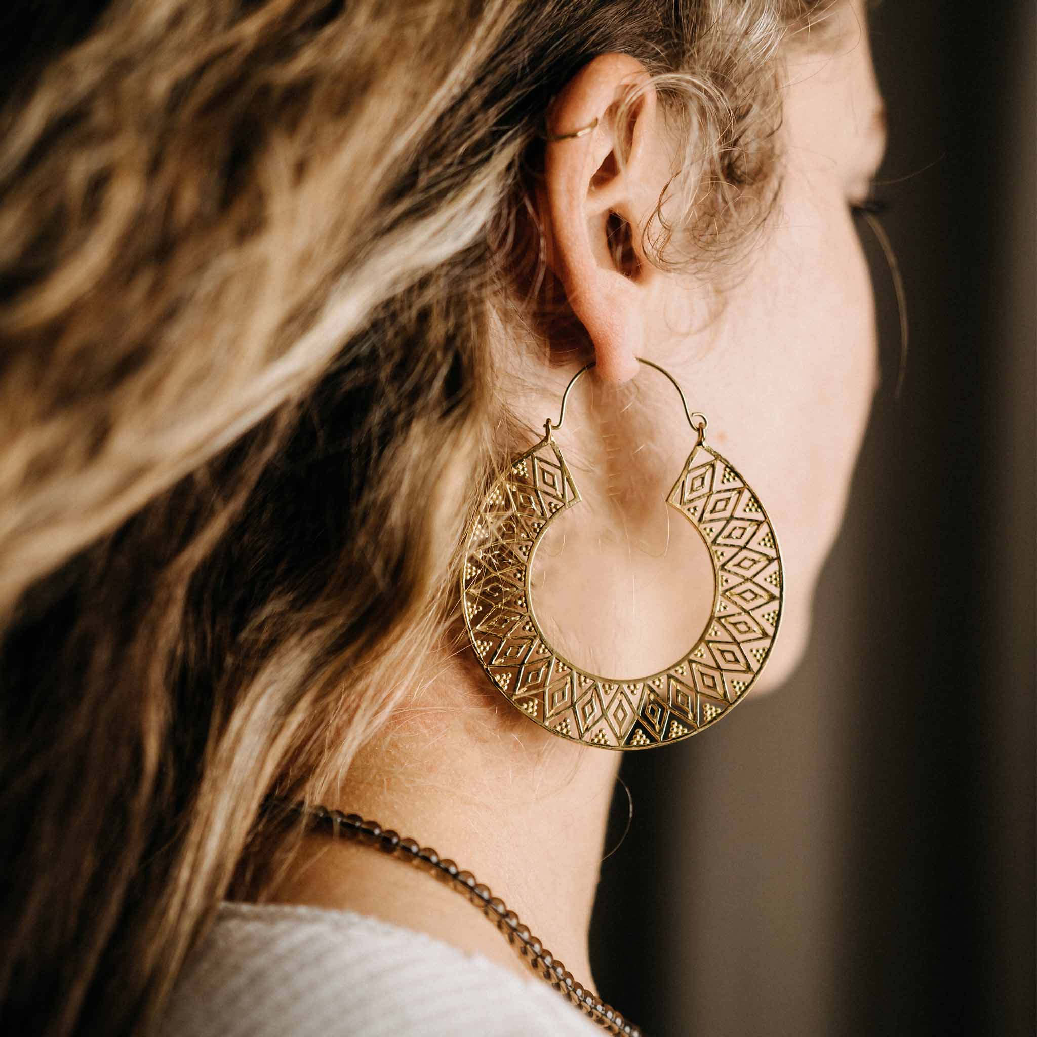 Ohrringe Chandrika Gold