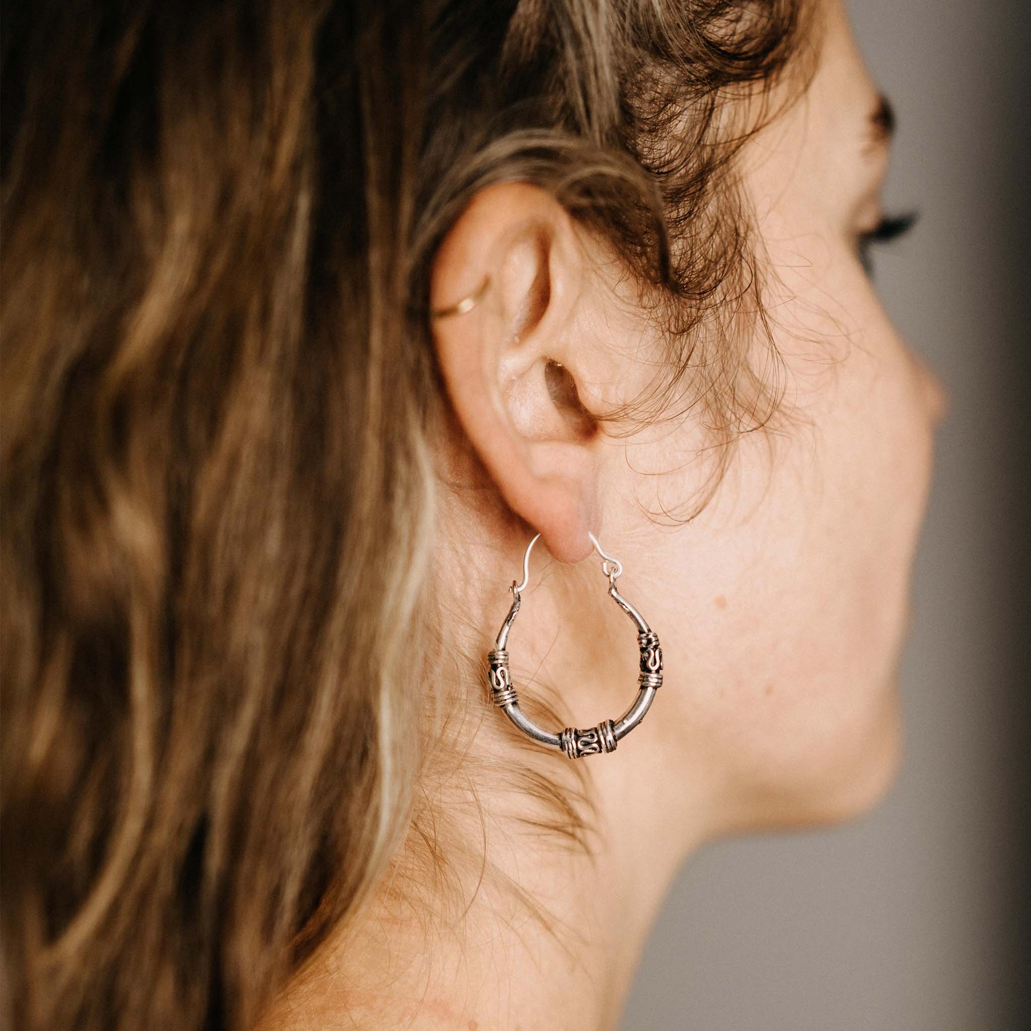 Earrings Jyoti Silver Small