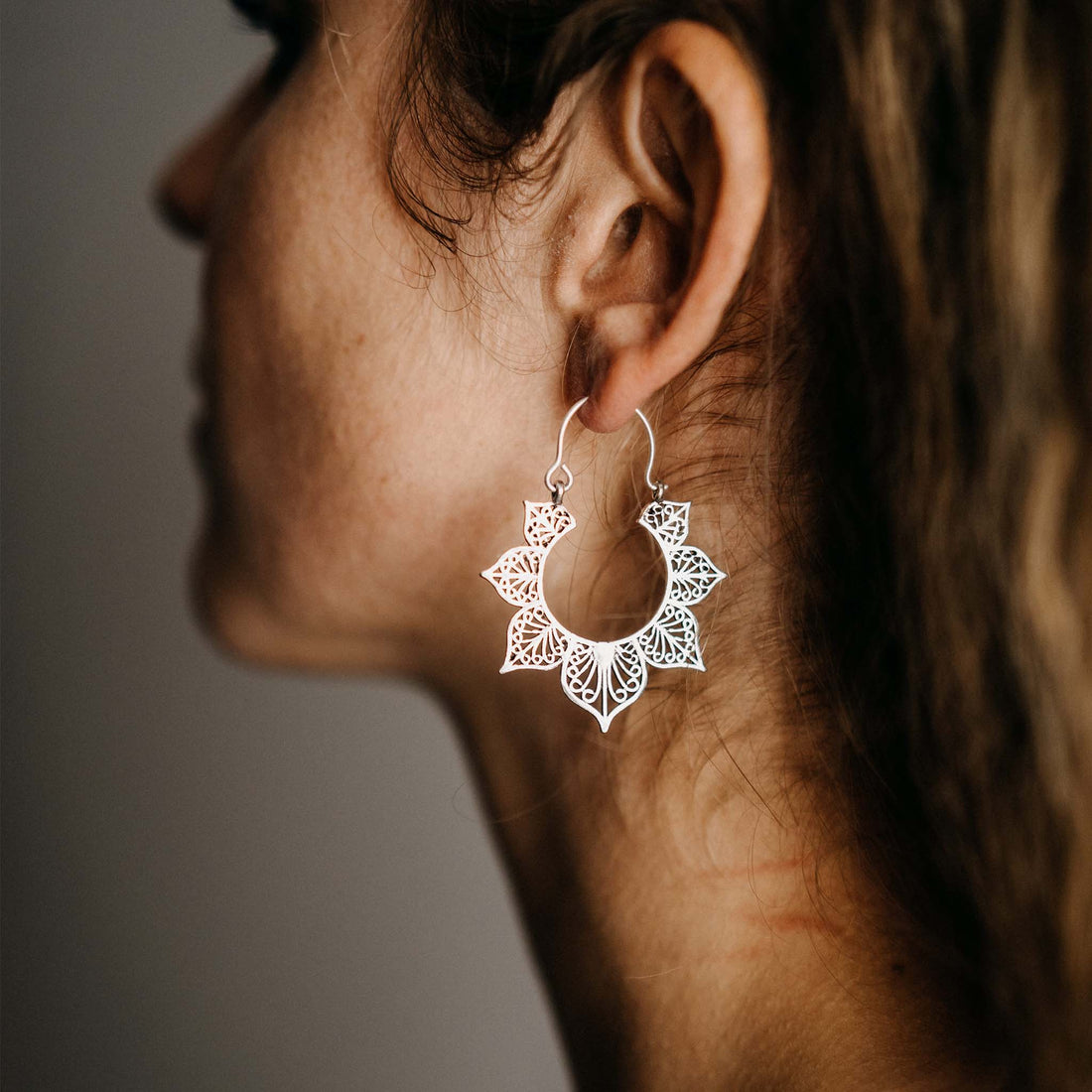 Ohrringe Ojas Silber