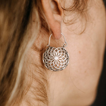 Naina Silver Earrings