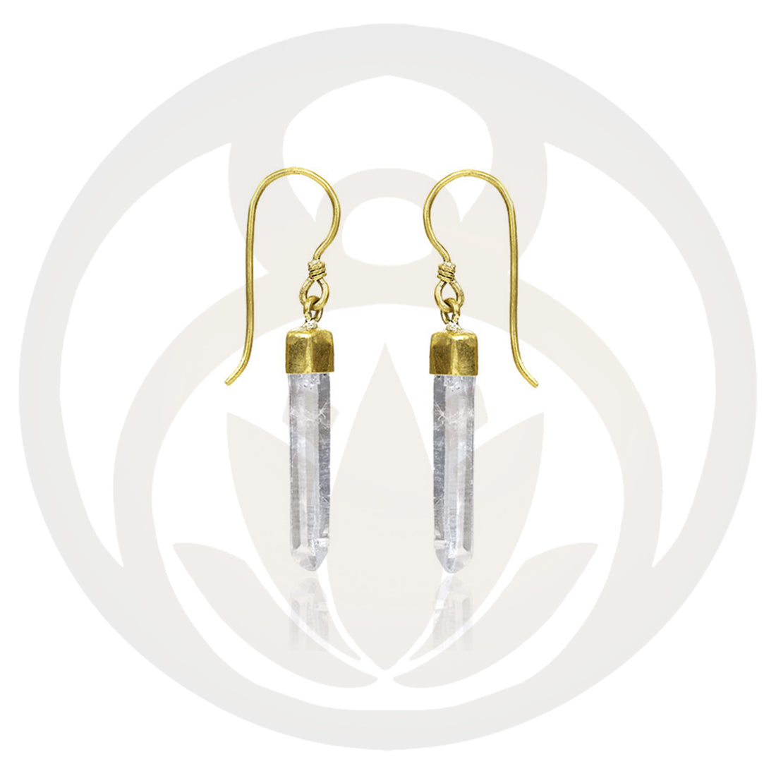 Ohrringe Fiamm Bergkristall