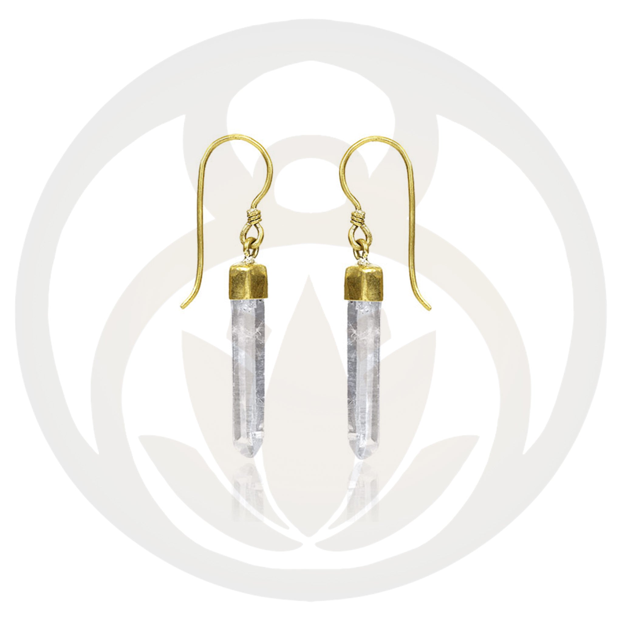 Ohrringe Fiamm Bergkristall