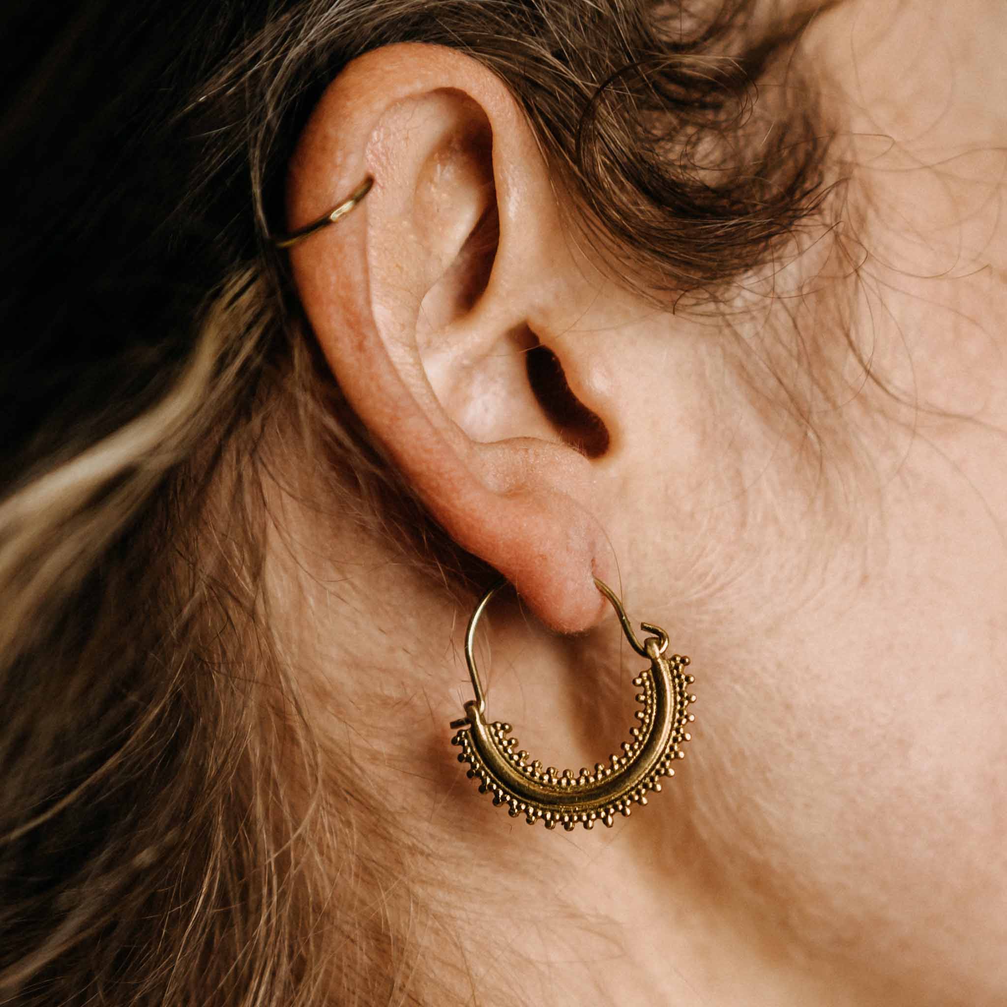 Aviva Gold/Silver Earrings