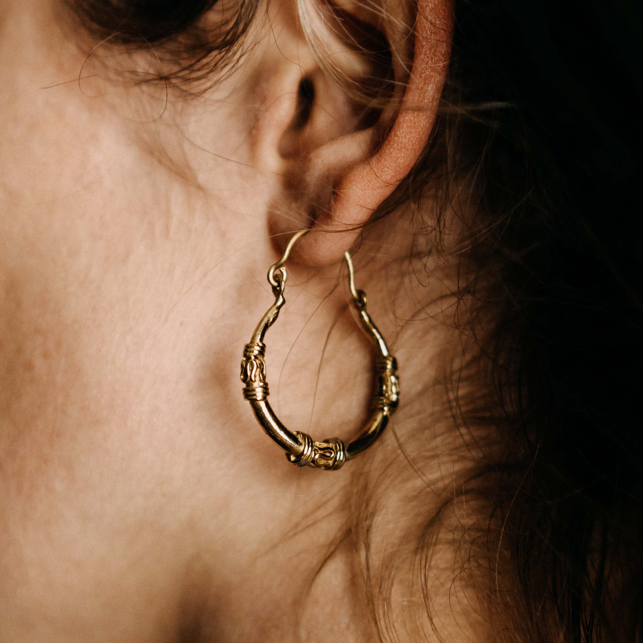 Ohrringe Jyoti Gold Klein