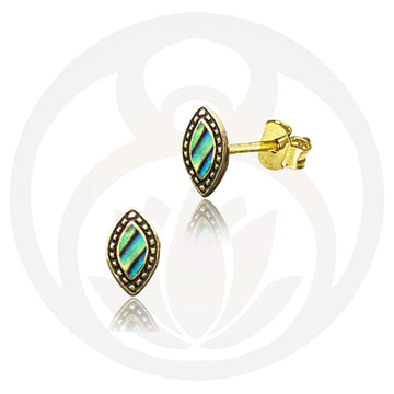 Ohrstecker Ulani Gold Abalone