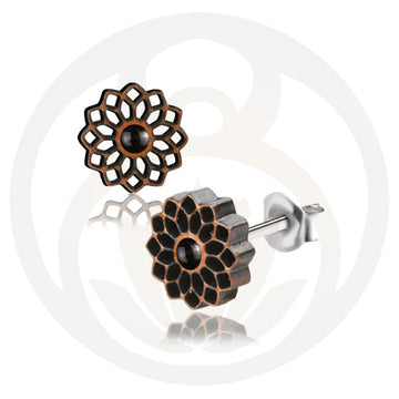 Ohrstecker Elor Onyx