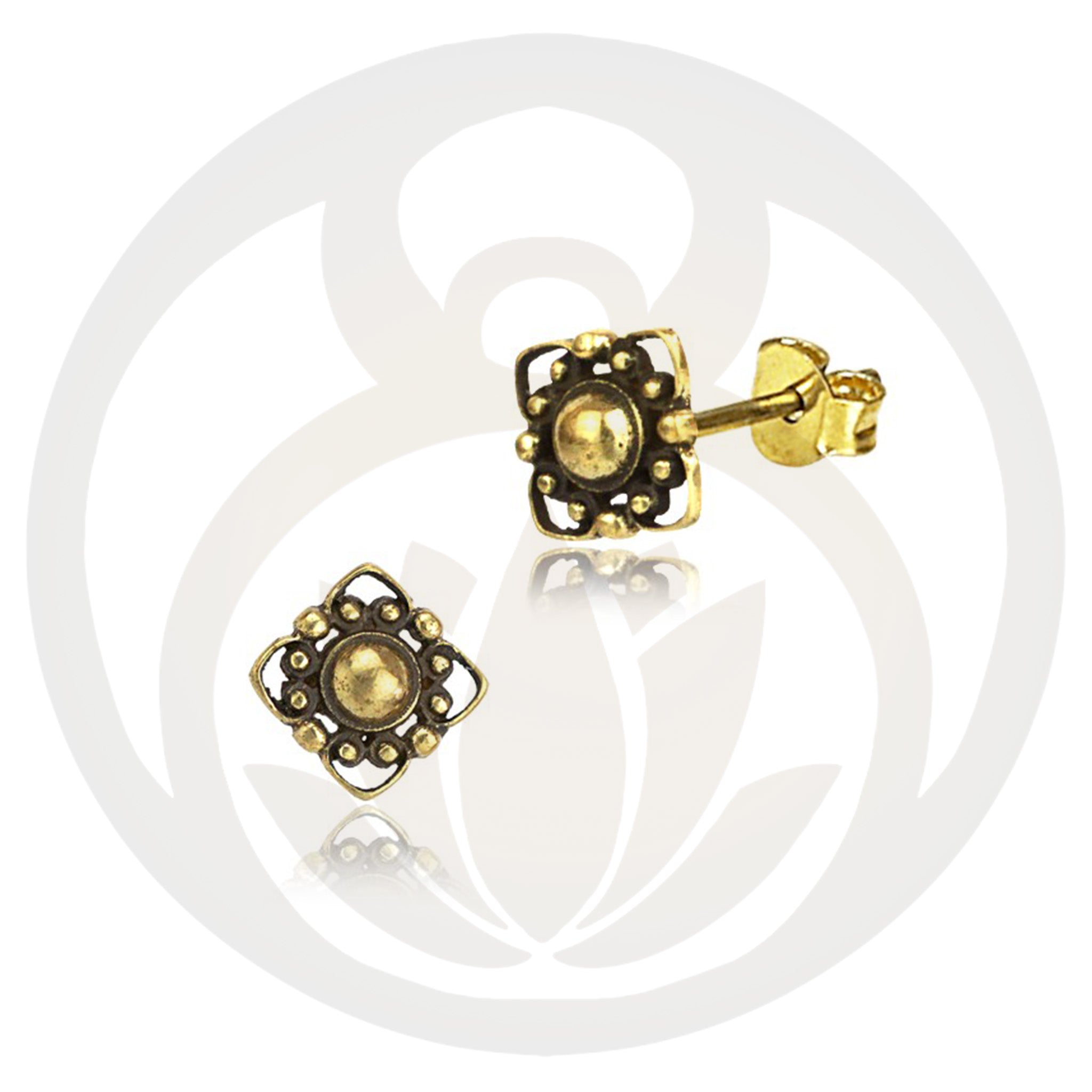 Jaluna small gold earrings
