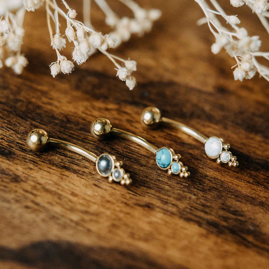 Bauchnabelpiercing Ilyas Gold