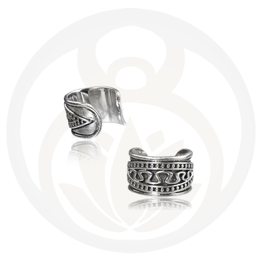 Ear Cuff Folkwar Silver