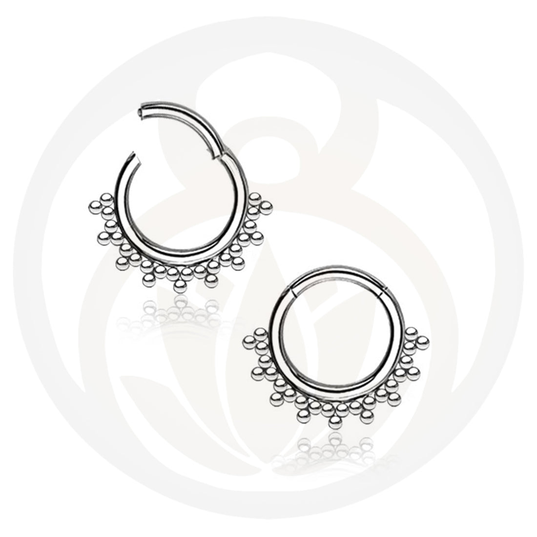 Septum Clicker Viggo Silber