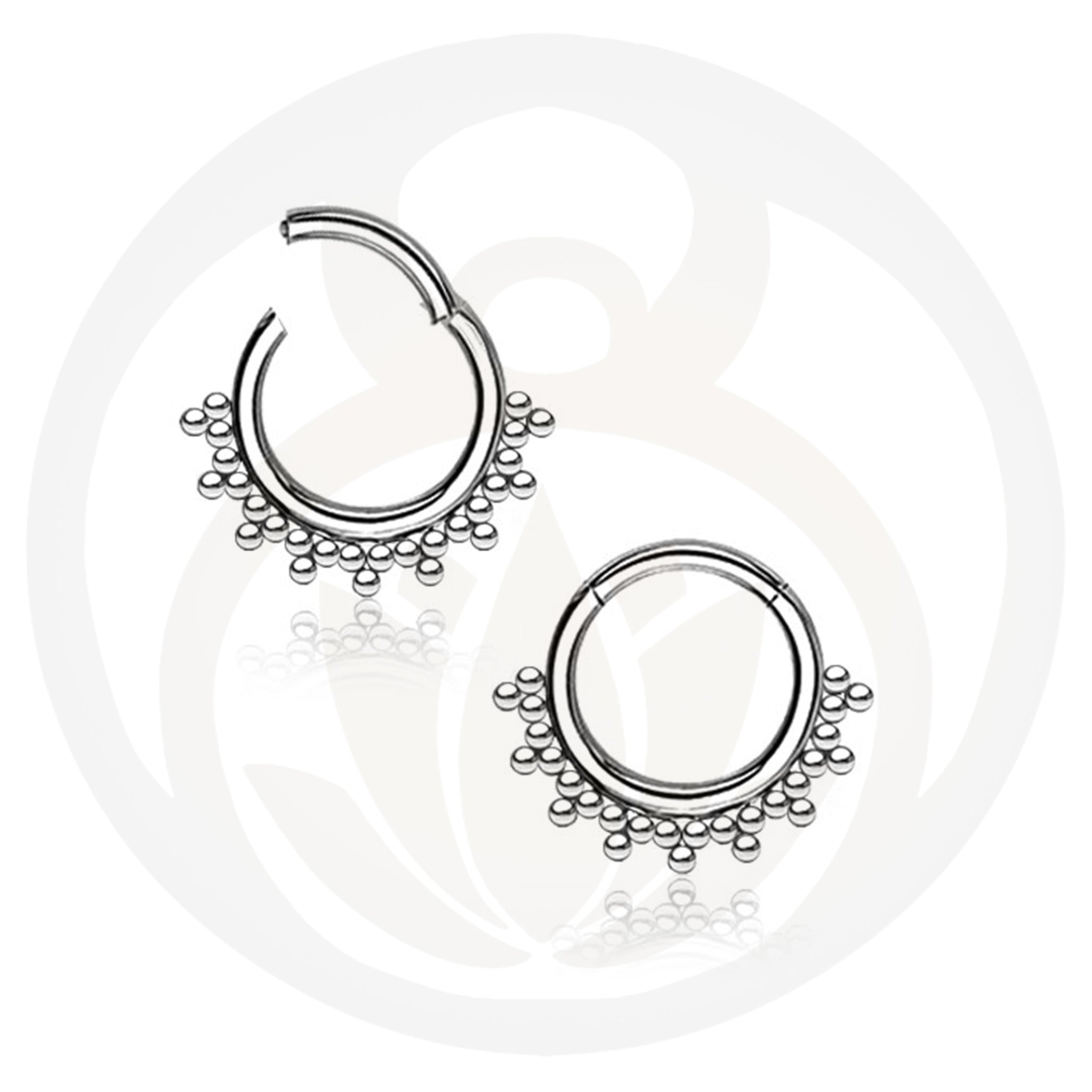 Septum Clicker Viggo Silber