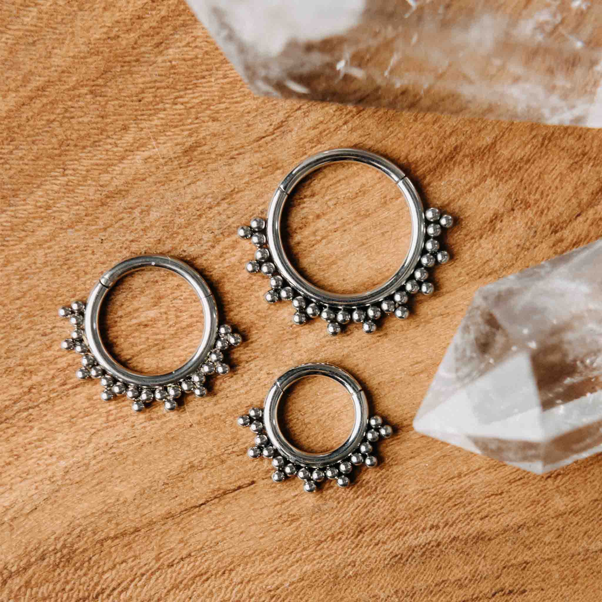 Septum Clicker Viggo Silber