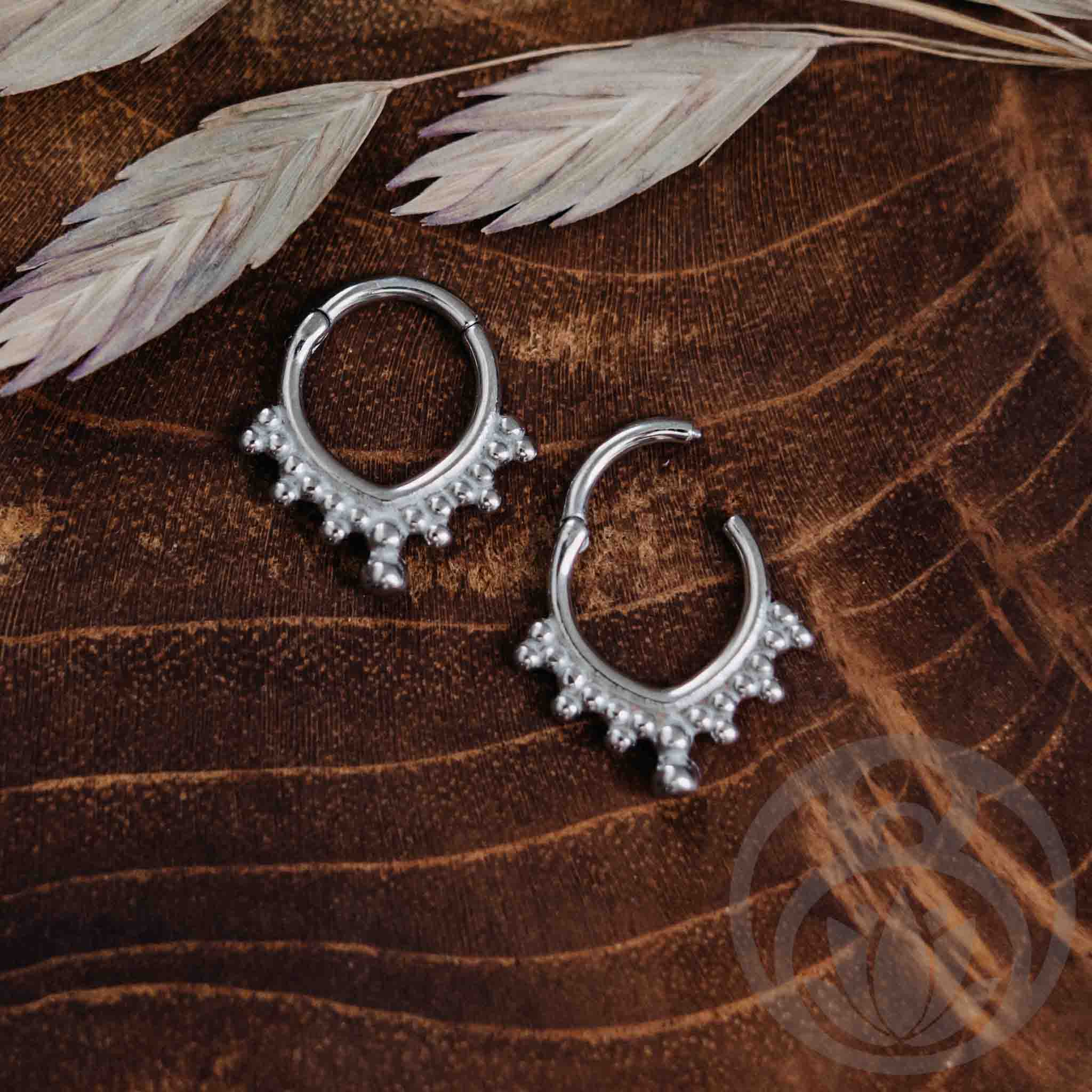 Septum Clicker Eleyne Silver