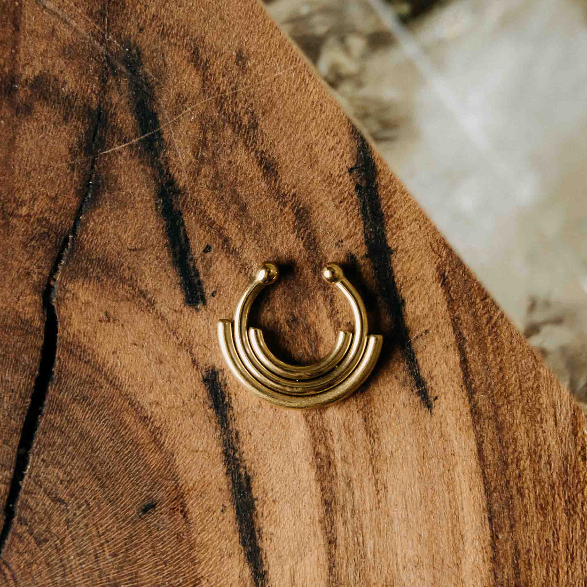 Fake Septum Peredur Gold