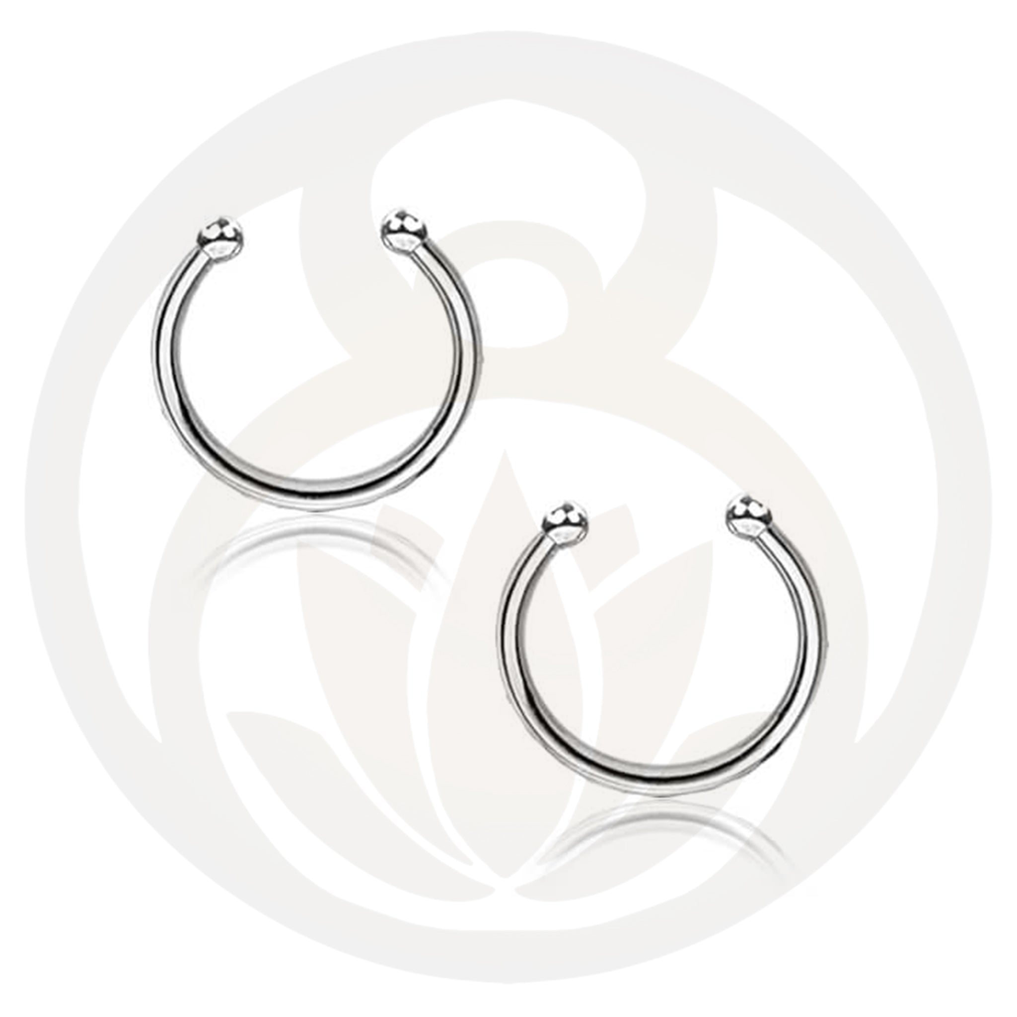 Fake Septum Minimal Gold/Silber