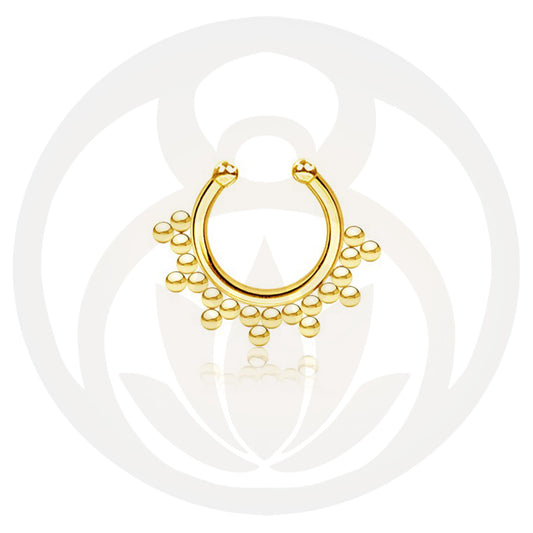 Fake Septum Zaria Gold/Silber