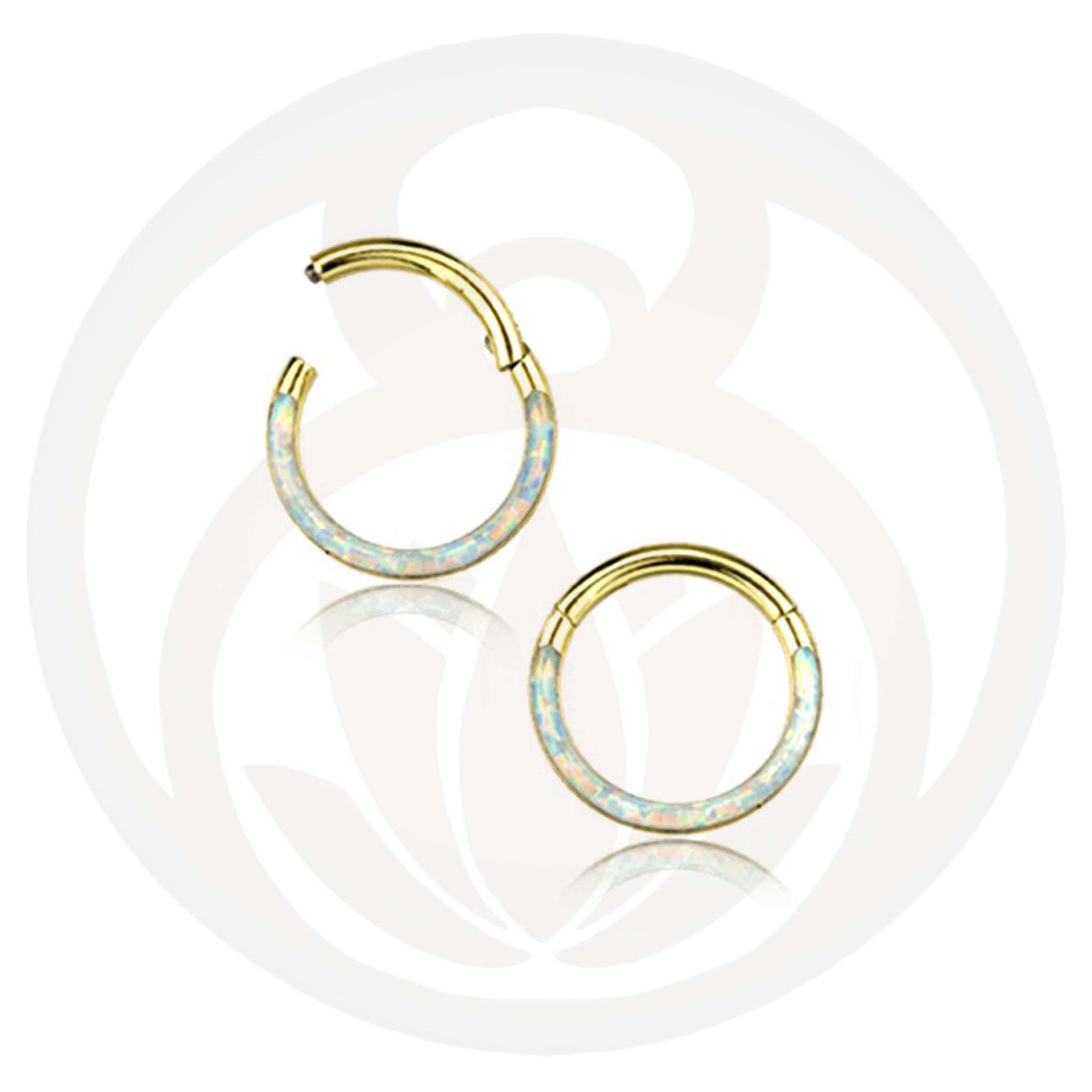 Septum Clicker Hina Gold Opal