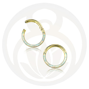 Septum Clicker Hina Gold Opal