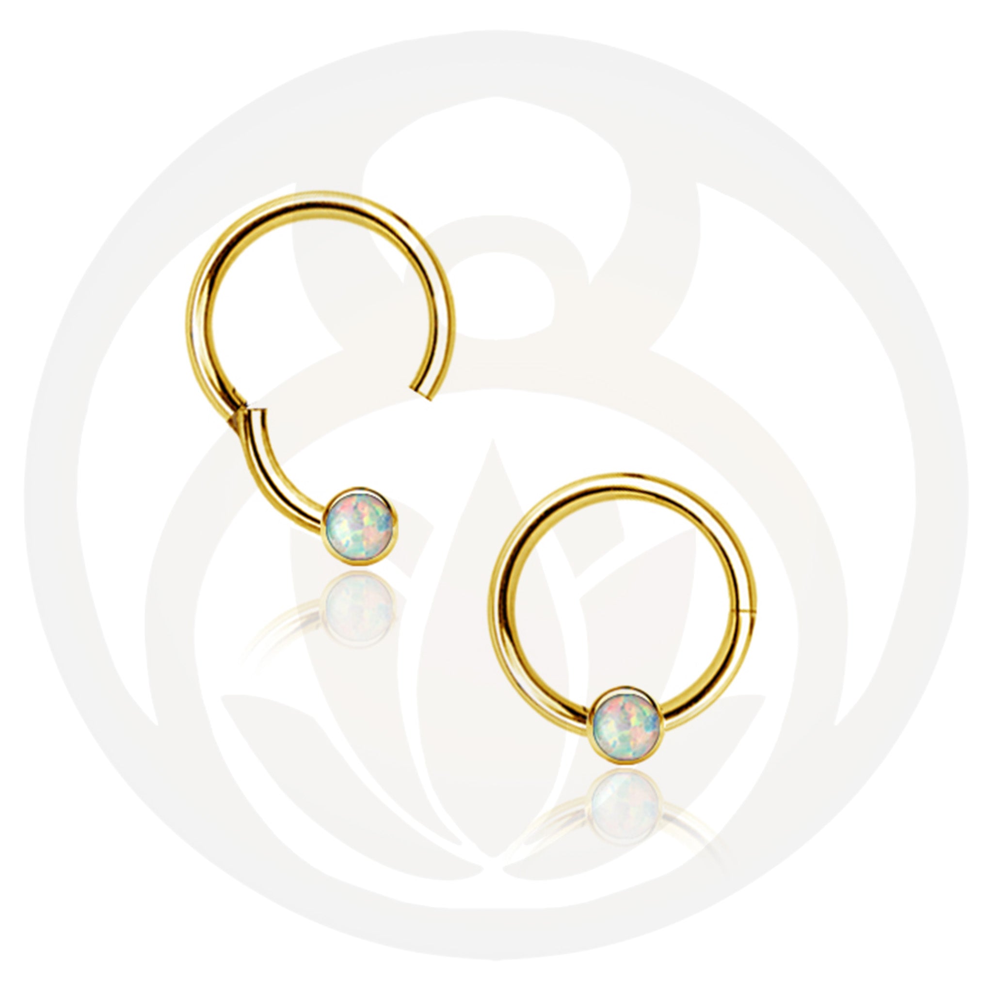 Septum Clicker Aage Gold Opal