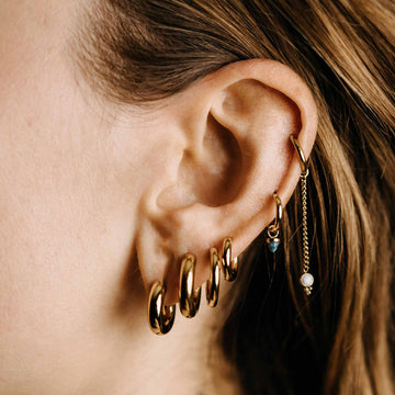 Ohrringe Kreolen Gold