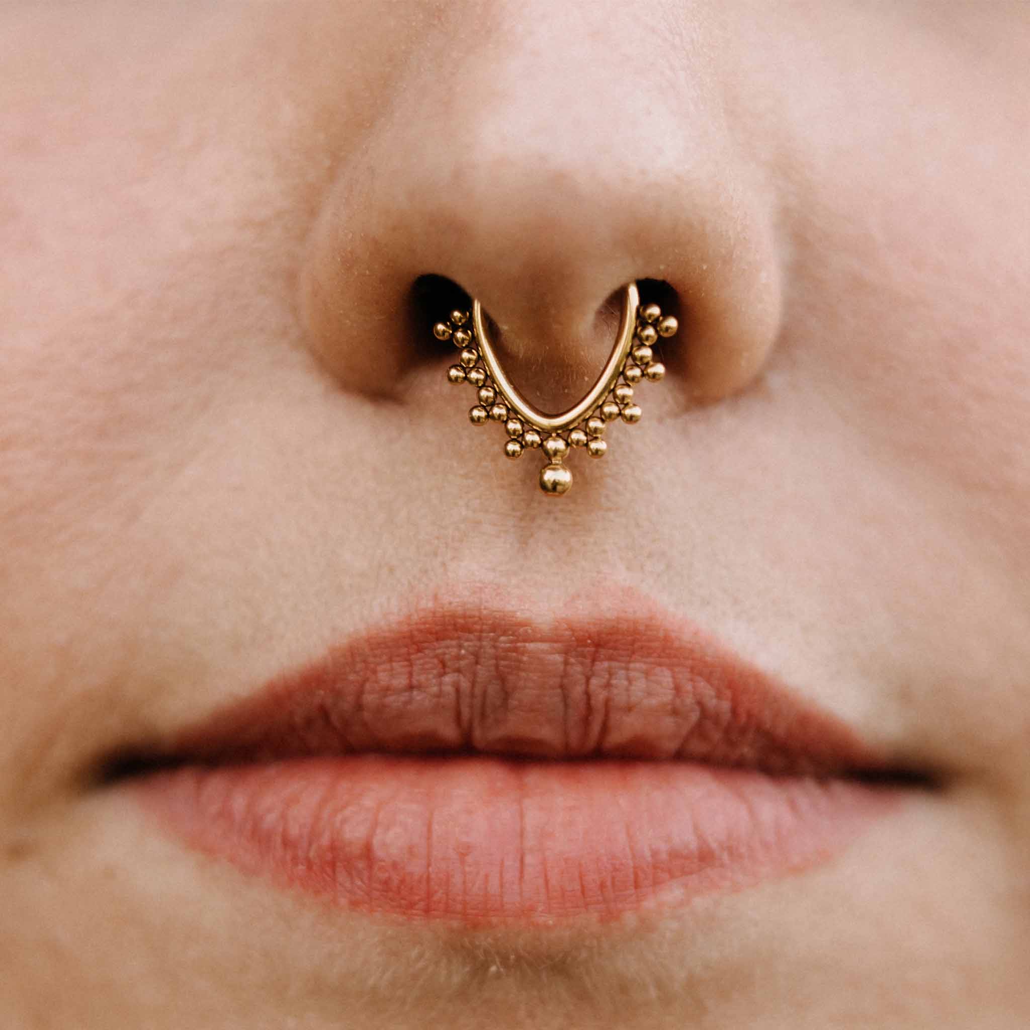 Septum Septum Clicker Eleyne Gold – Urban Boho Craft