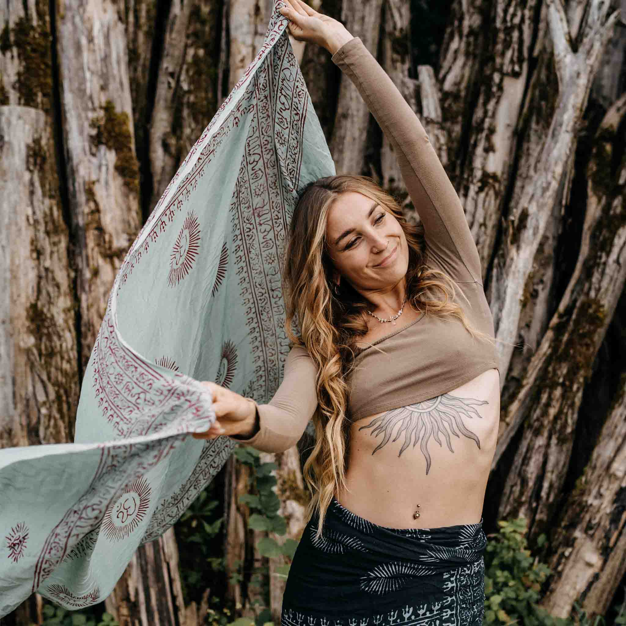 Matra-Tuch Salbeigrün