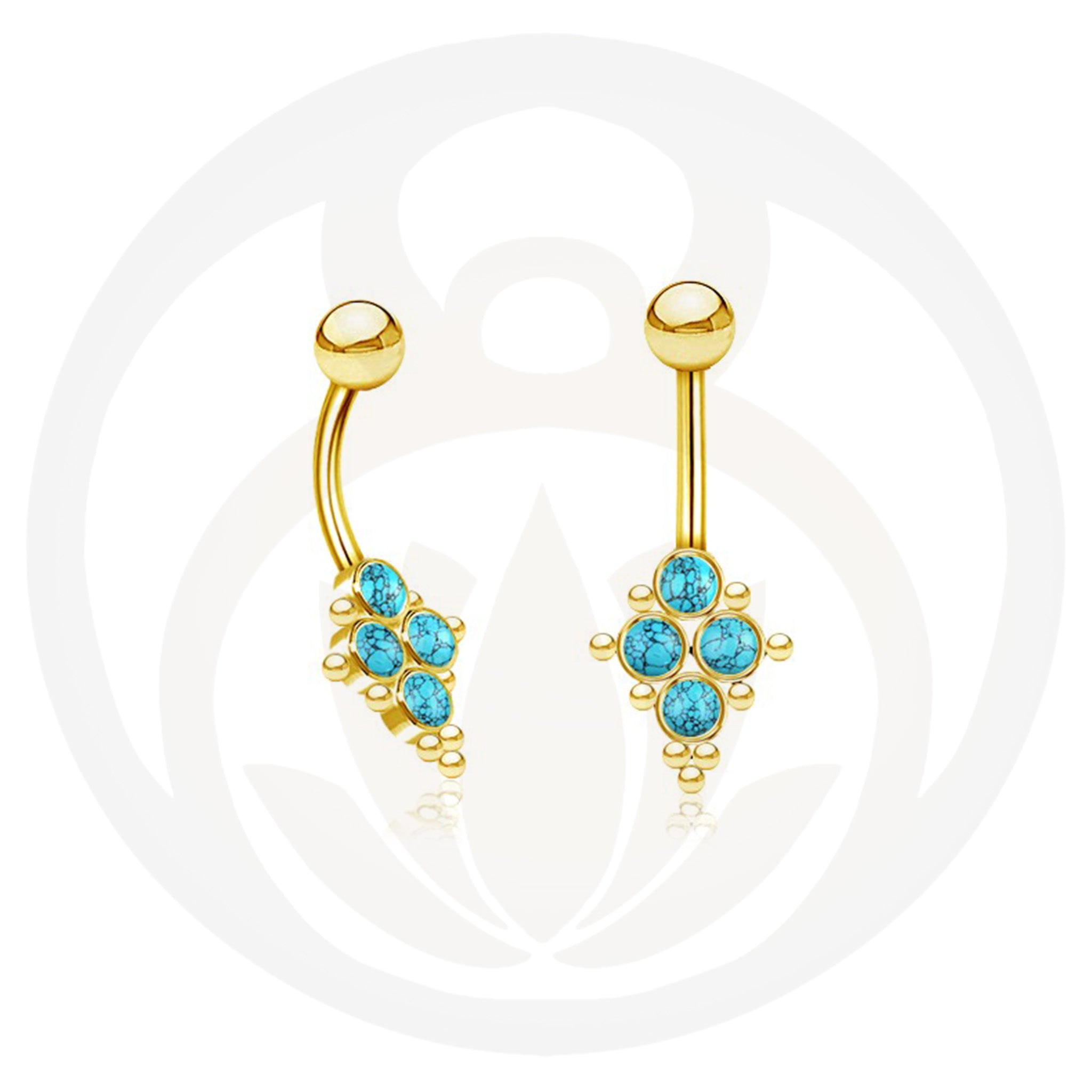 Belly button piercing Hina Gold