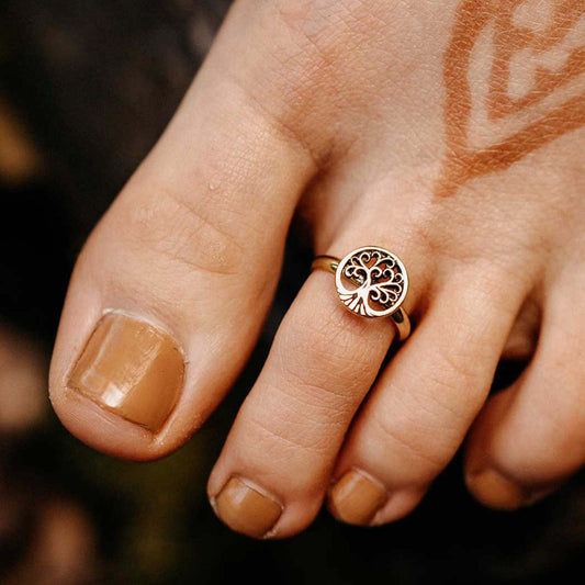 Toe Ring Tree of Life