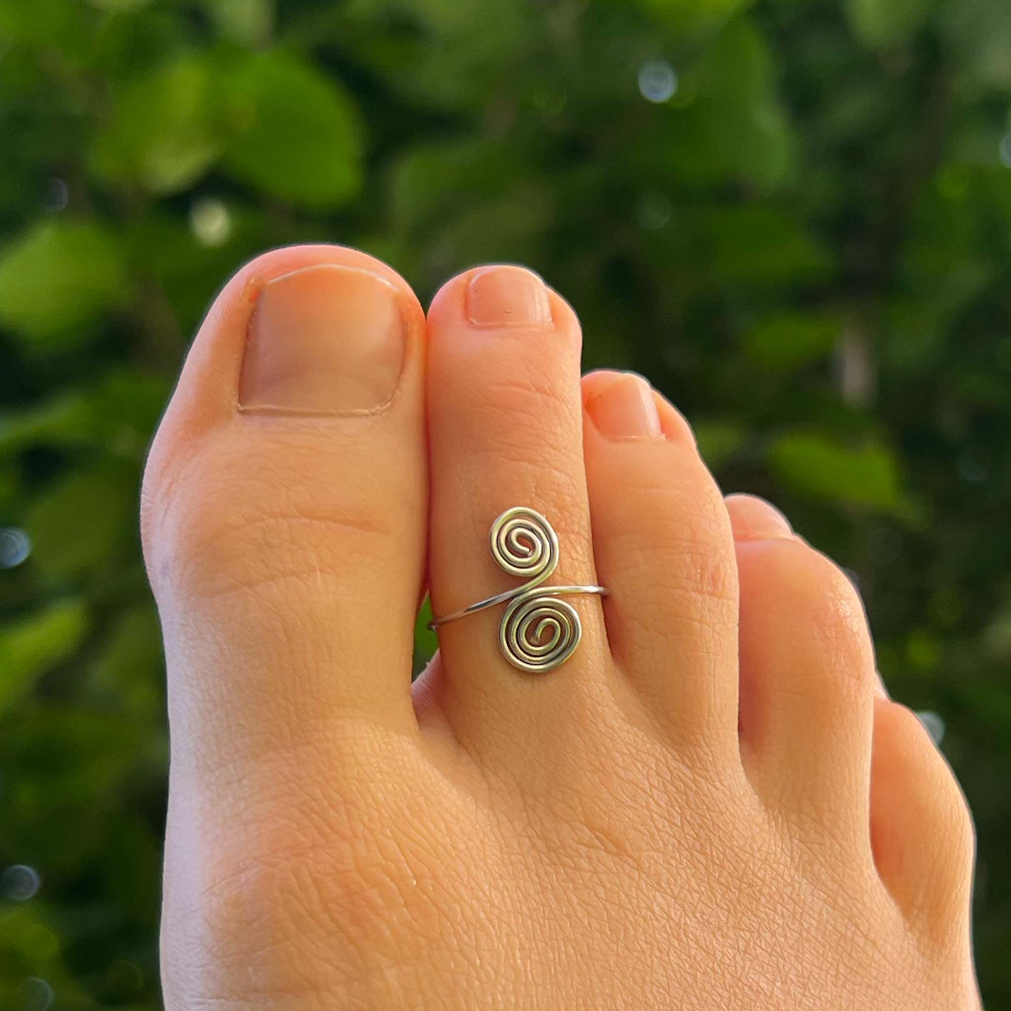 Toe ring Zivah silver