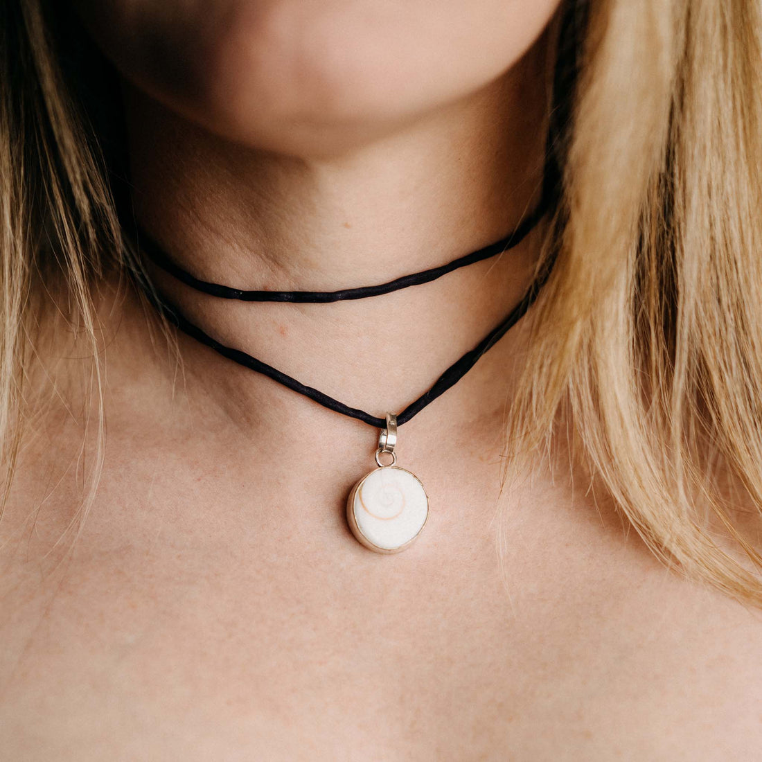 Operculi Large Silver Pendant