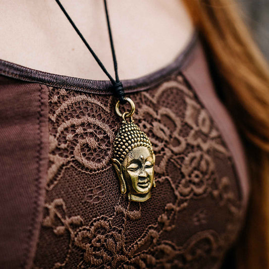 Halskette Buddah Gold