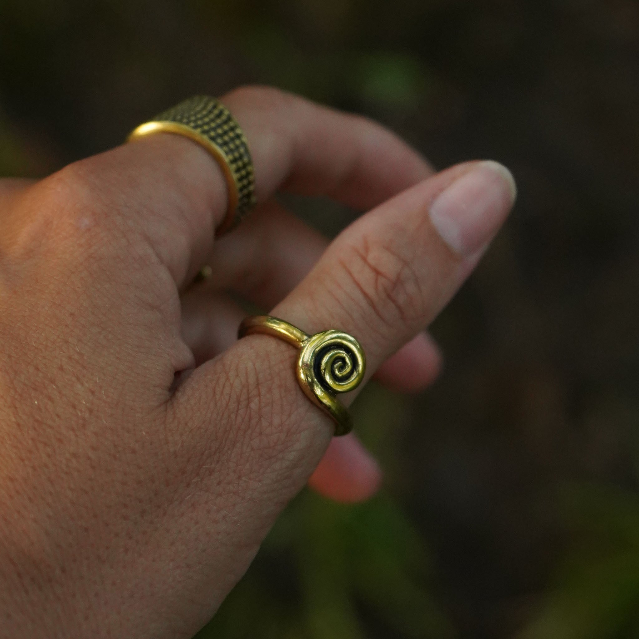 Anillo De Dedo Pequeño Espiral